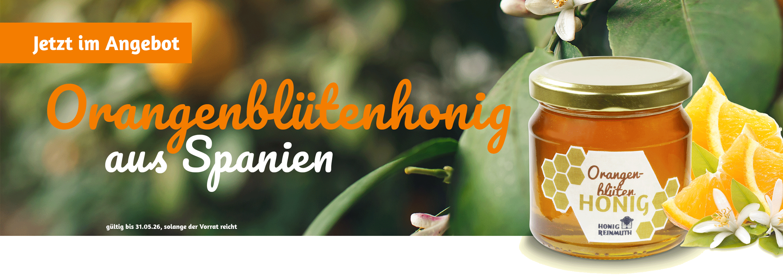 Orangenblütenhonig aus Spanien