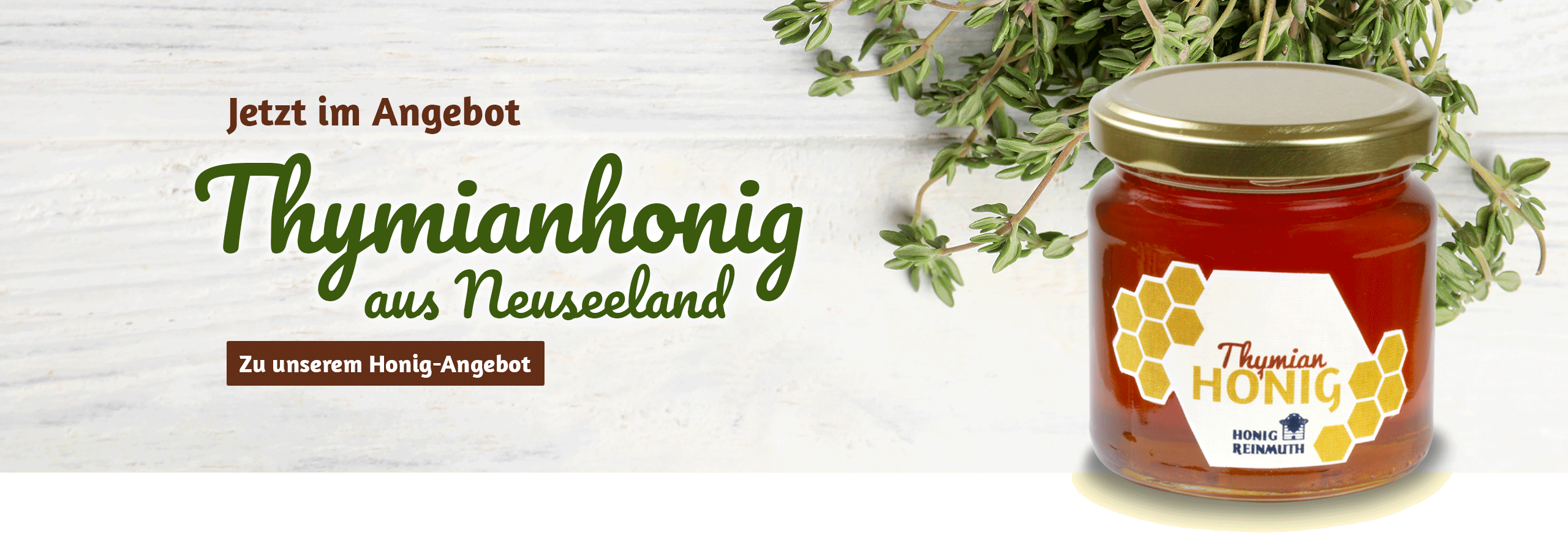 Angebot Thymianhonig aus Neuseeland
