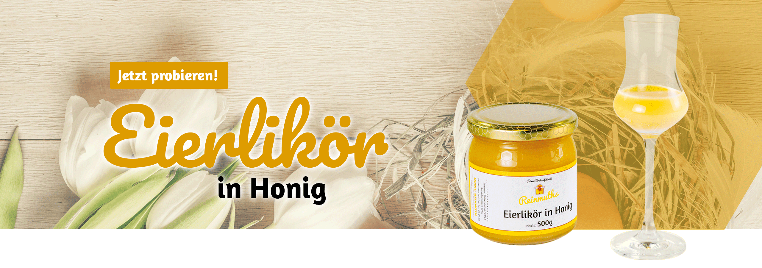 Eierlikör in Honig - jetzt probieren! 